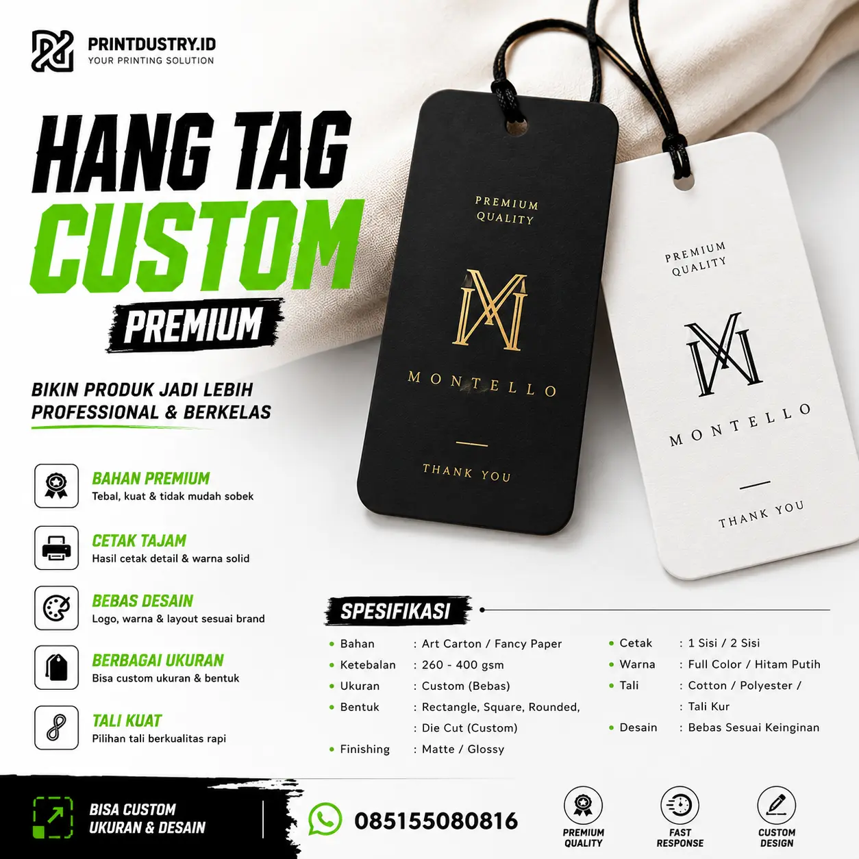 Custom Hang Tag